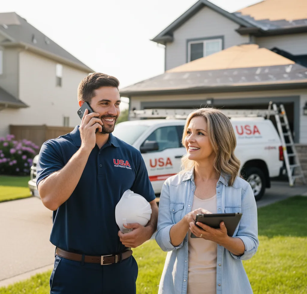 USA Roof Repair Experts customer support in Creve Coeur